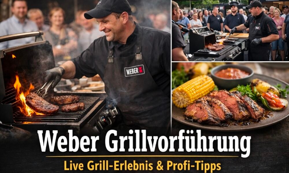 Weber Grillvorführung: Live Grill-Erlebnis & Profi-Tipps