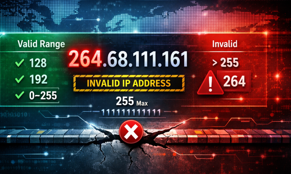 264.68.111.161 and the Limits of IPv4 Addressing Explained.!